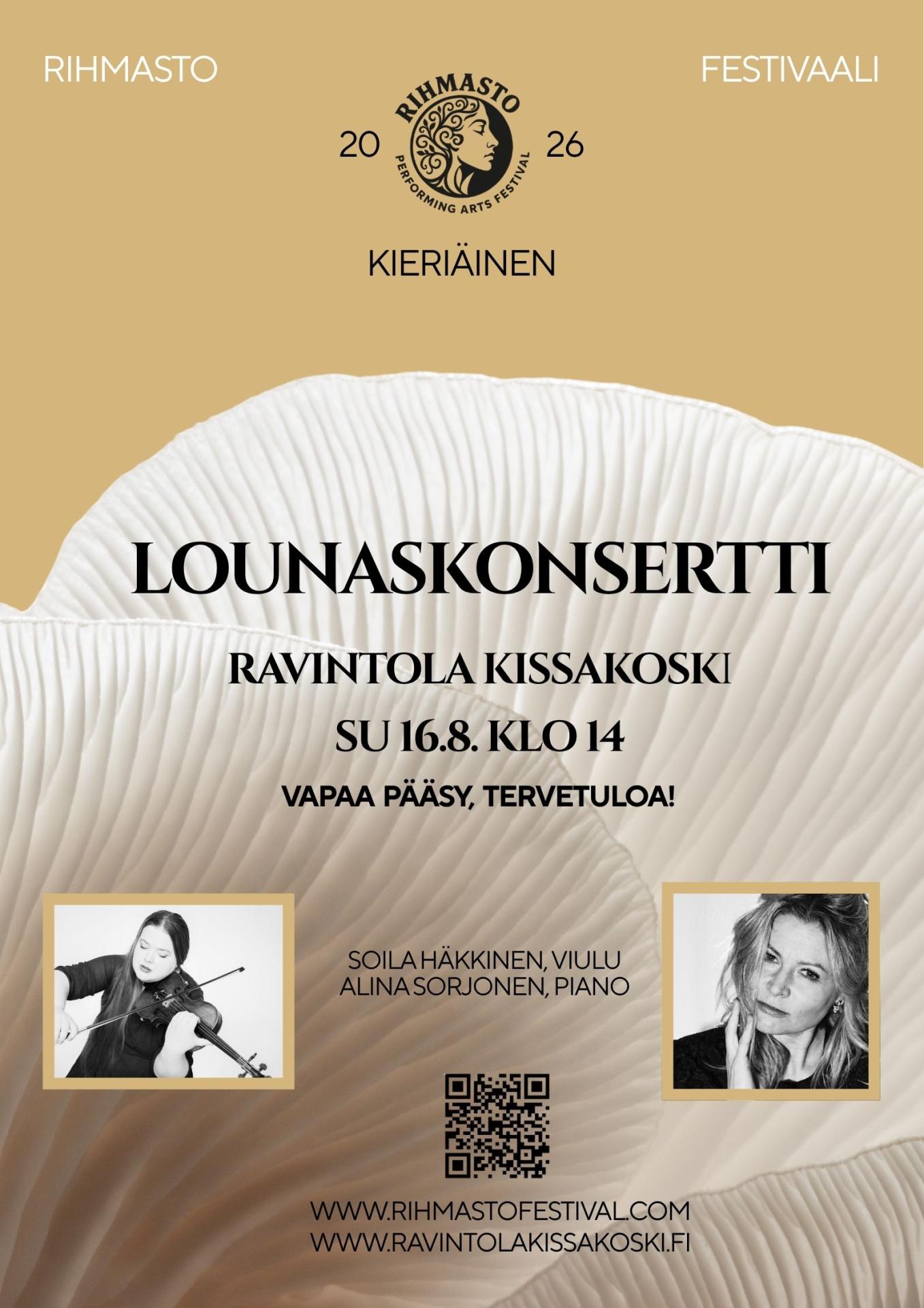Rihmasto Festivaali saapuu Ravintola Kissakoskeen! 